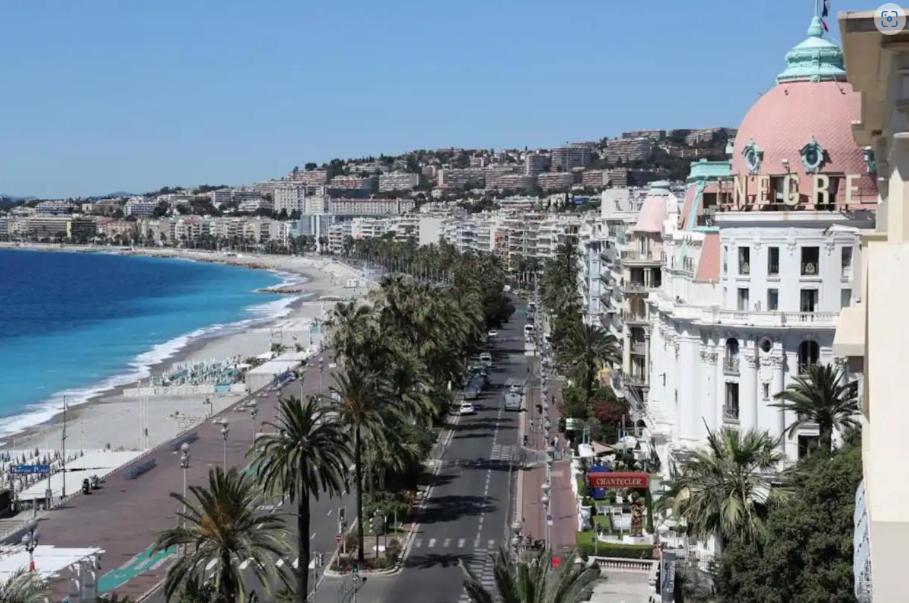 Ferienwohnung Palais Riviera Chaleureux Lumineux Et Climatise Nizza Exterior foto